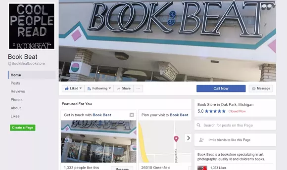 UPDATED: Without warning, Facebook deleted the Oak Park shop Book Beat's page (3)
