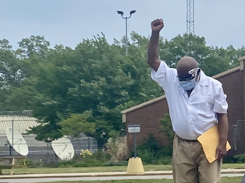 Ray Gray walks out of prison a free man after 48 years behind bars. - Dave Mesrey