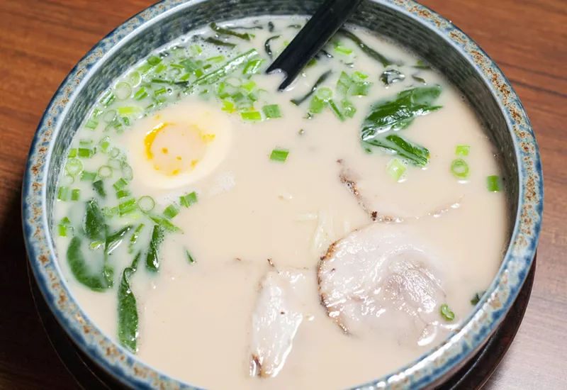 Tonkotsu ramen. - Tom Perkins