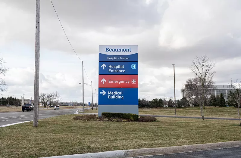 A Beaumont hospital emergency room sign. - J.A. Dunbar, Shutterstock