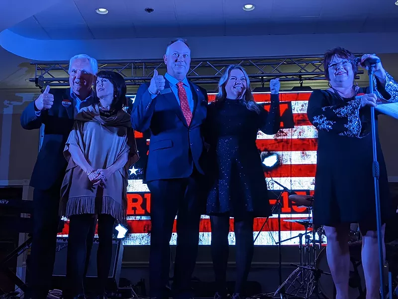 Party of Q: Matt and Meshawn Maddock are a Trump-loving power couple whose influence is growing as the state GOP shifts further to the right. - JONATHAN OOSTING, BRIDGE MICHIGAN, SHARED WITH PERMISSION