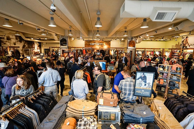 Carhartt's flagship Detroit store in 2015. - Lee DeVito