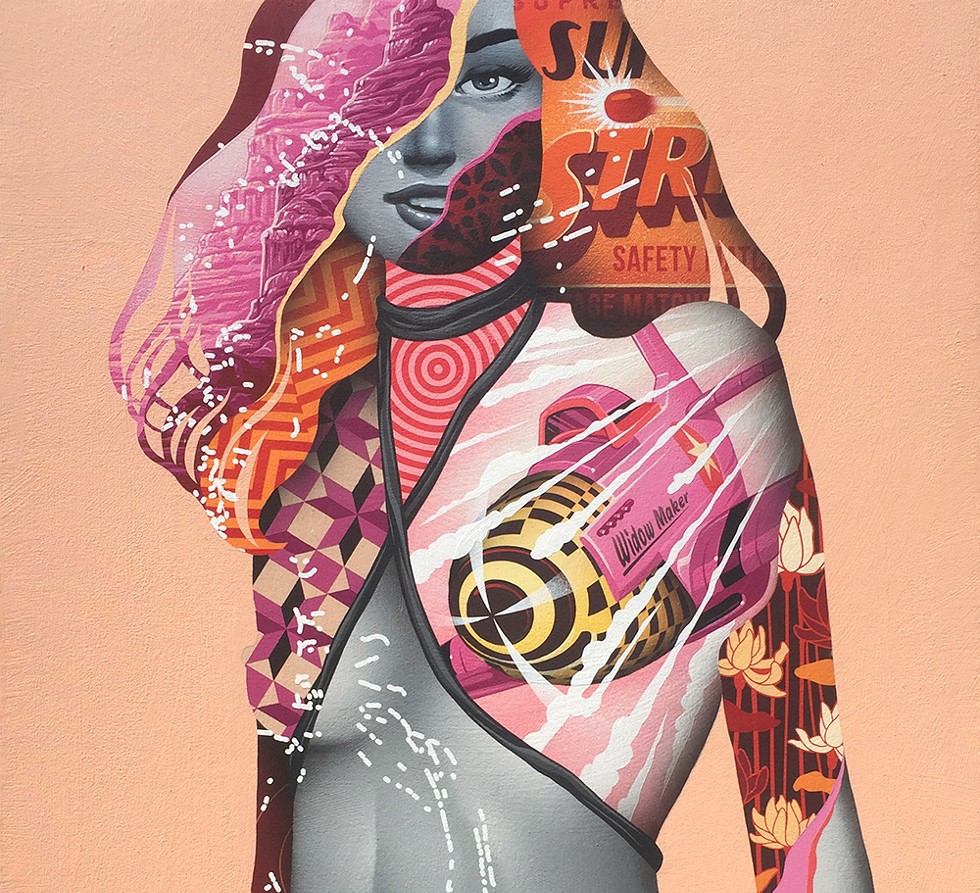 Tristan Eaton says his latest body of work is a combination of all the skills he's learned throughout his career. - COURTESY PHOTO