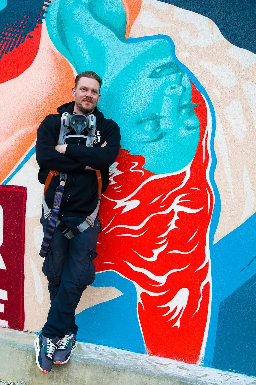 With his new style, Eaton takes everything he learned from commercial art and design and filter it through the tool of spray paint. - Lisa Franchot