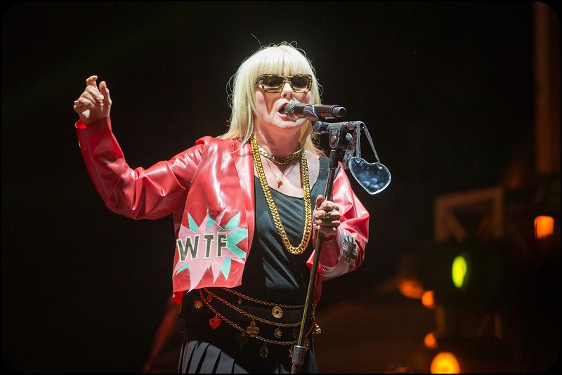 Debbie Harry performs with Blondie at the TBD Festival in Sacramento, California. - Sterling Munksgard/ Shutterstock