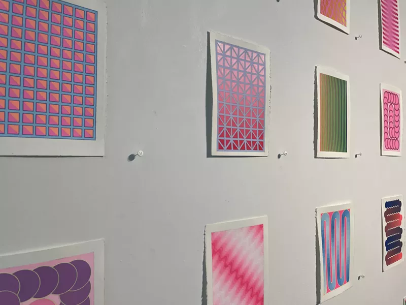 Zeinab Saab's work on display at Galerie Camille. - Randiah Camille Green