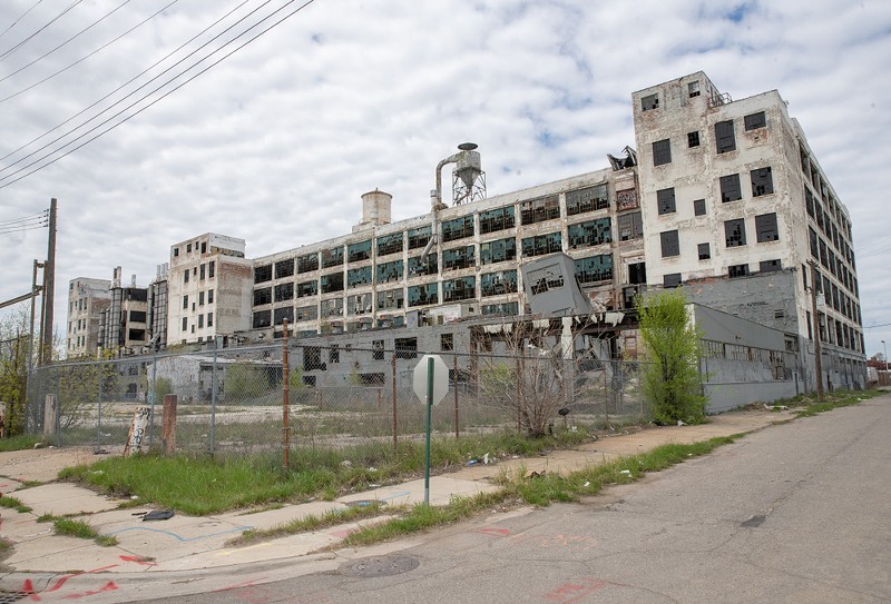 Fisher Body Plant No. 21 in Detroit has been vacant for nearly 30 years. - Shutterstock