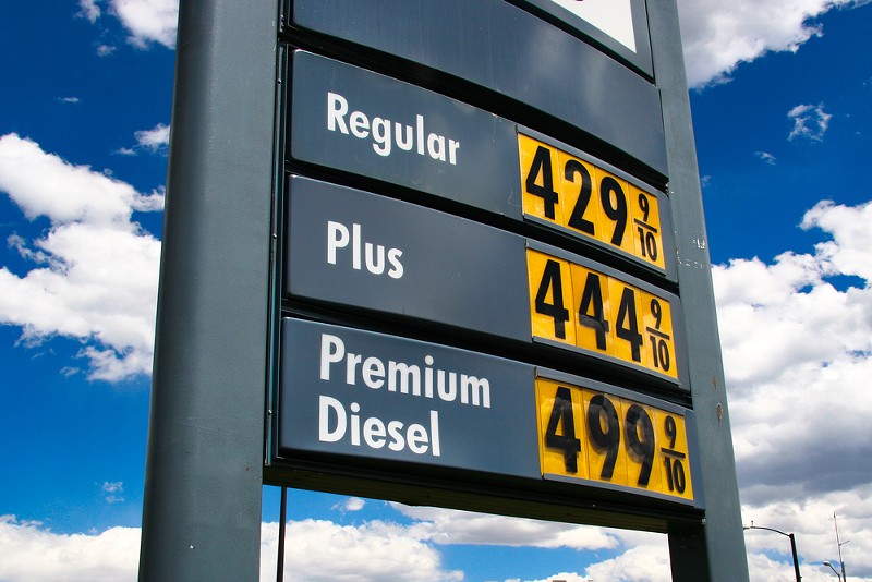 Gas prices are skyrocketing as Russia invades Ukraine. - Shutterstock
