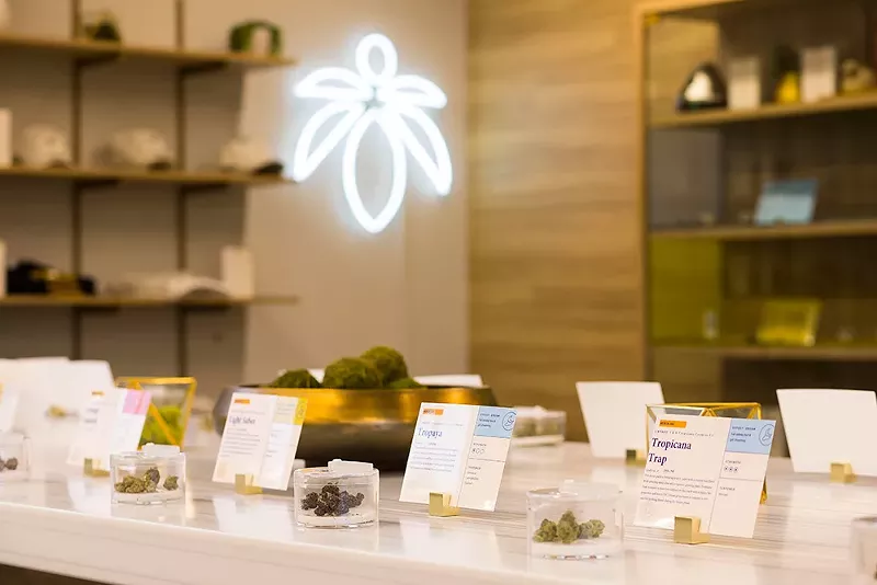 The interior of a Lume Cannabis Co. dispensary. - COURTESY PHOTO