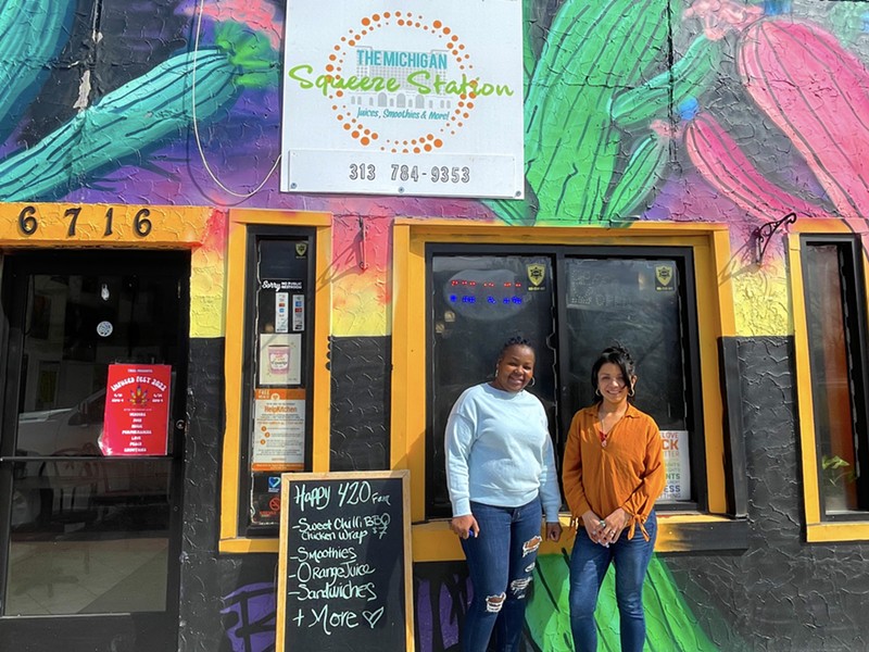 The Michigan Squeeze Station owners Diane Brown and Denisse Lopez.  - RANDIAH CAMILLE GREEN