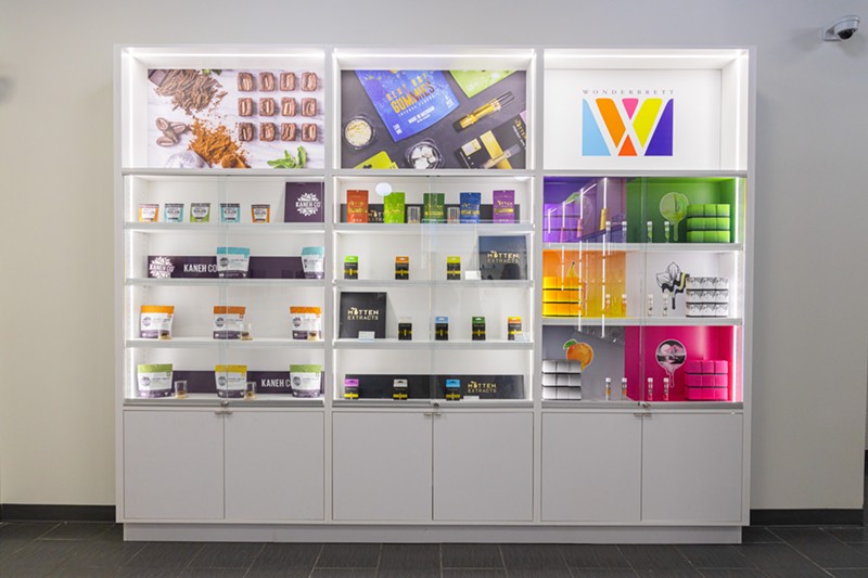Products at the Cloud Cannabis New Baltimore dispensary. - Courtesy of Cloud Cannabis