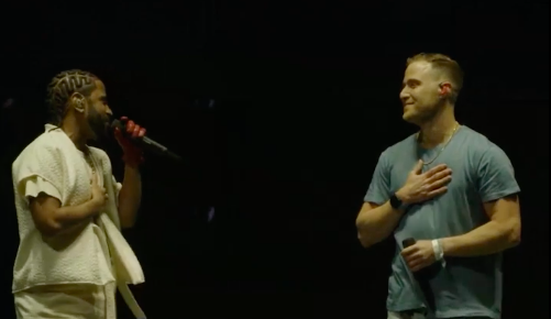 Big Sean and Mike Posner at Coachella 2022 - Screengrab via Mike Posner / Instagram