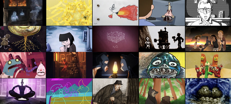 A sampling of the animated shorts that will be screened as part of the Detroit International Festival of Animation 2022. - COURTESY OF DIFA