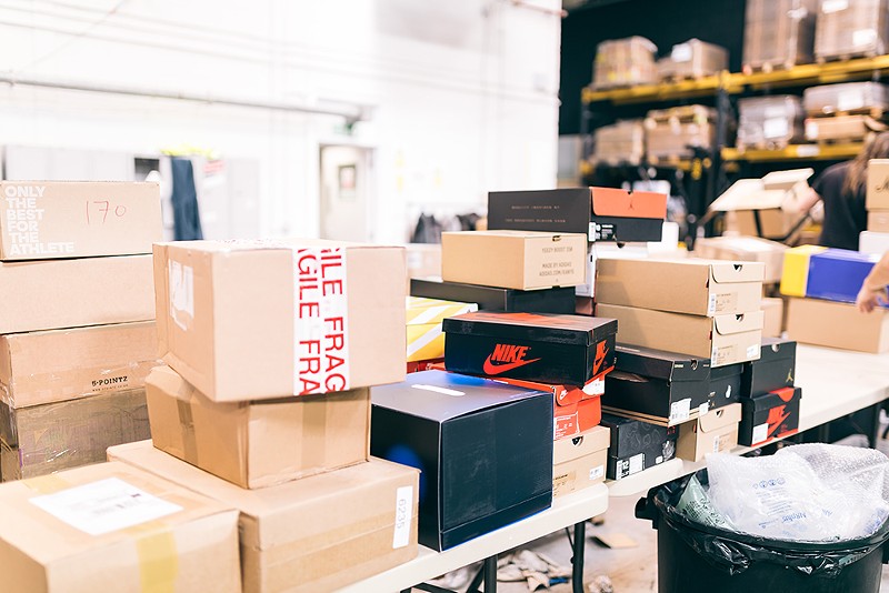 A StockX processing center in Detroit. - Courtesy photo