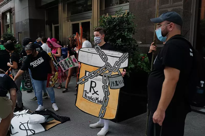 Activists in Washington, D.C. demonstrating for health care reforms in 2021. - Shutterstock
