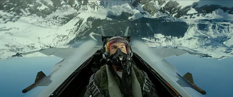 Tom Cruise plays Capt. Pete "Maverick" Mitchell in Top Gun: Maverick. - SCOTT GARFIELD / PARAMOUNT PICTURES