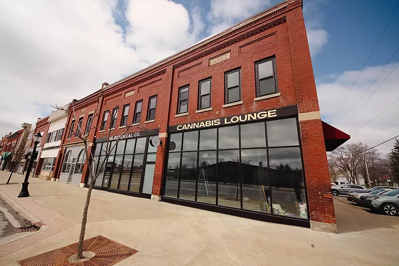 The new Kalkushka Cannabis Lounge is located in a revitalized historic building next to The Botanical Co. dispensary. - Courtesy photo