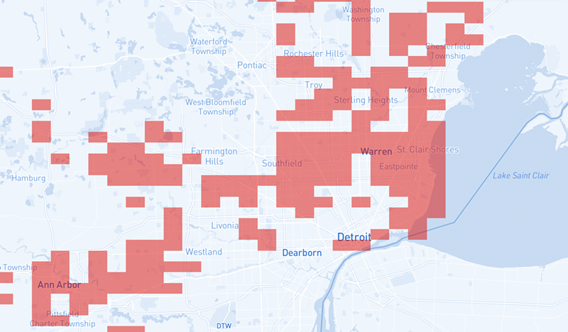 AT&T is not investing in broadband technology upgrades in Wayne County’s poorer communities, leaving these residents with slower speeds. - broadbandnow.com