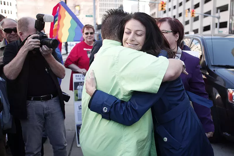 Michigan Attorney General Dana Nessel played a pivotal role in the fight to legalize gay marriage. That could all come undone if Roe v. Wade is overturned. - Bill Pugliano/Getty Images