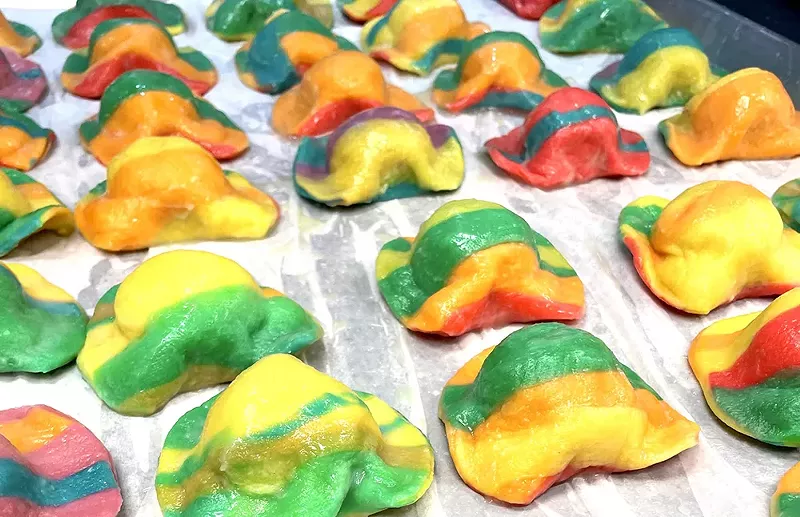 Pietrzyk Pierogi’s Rainbow-Rogi. - Courtesy photo