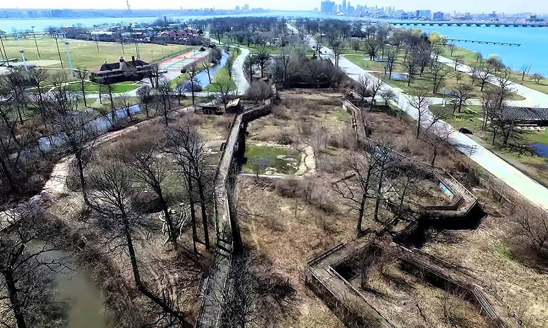 A bird's-eye view of the Belle Isle Zoo. - Courtesy photo