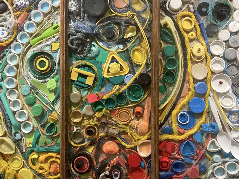 Detail on Deborah Hecht's "Something's Fishy". - Randiah Camille Green