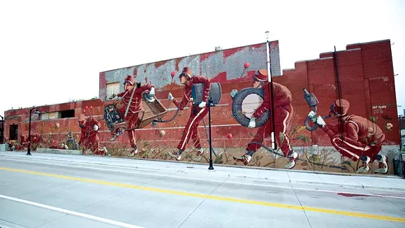 Eastern Market Mural by Pat Perry. - Daniel Isley