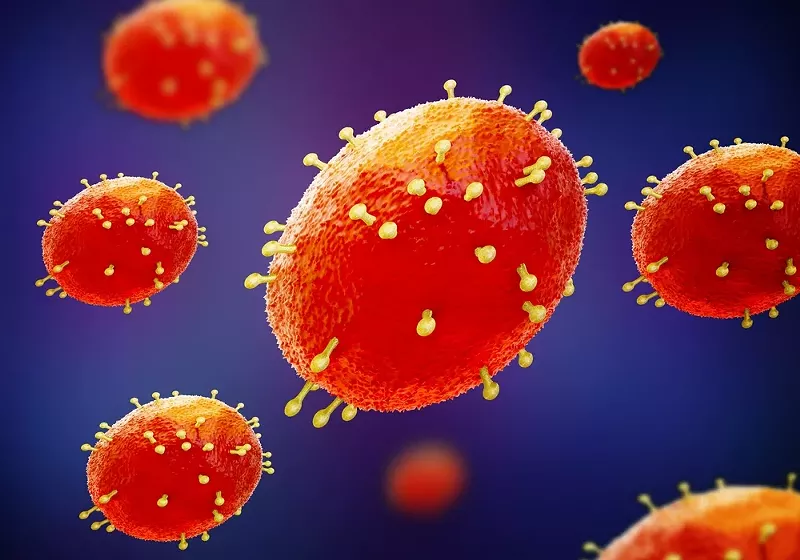 Rendering of a monkeypox infection. - Shutterstock.com