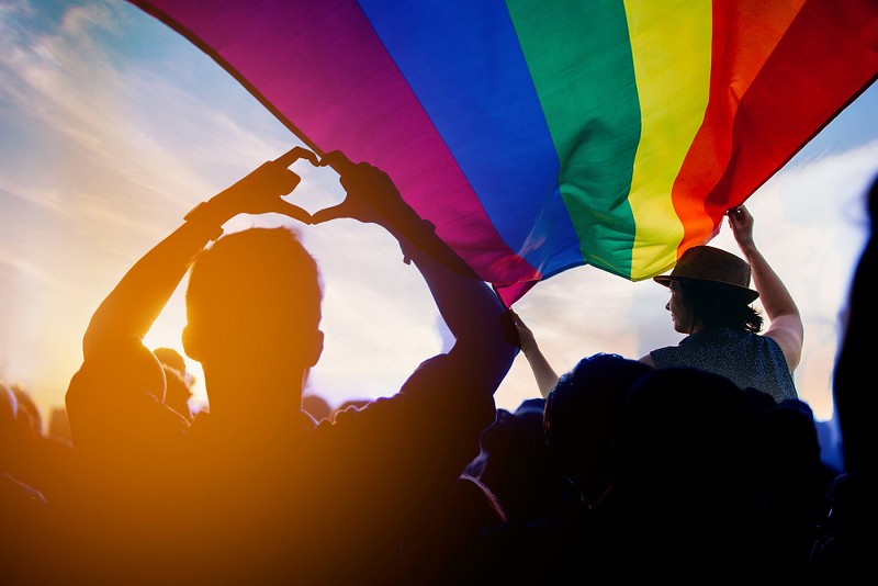 LGBTQ flag. - Shutterstock.com