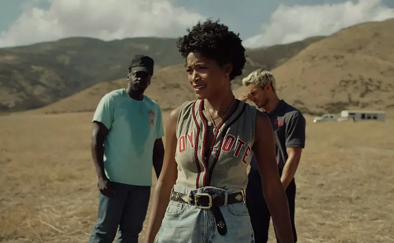 Daniel Kaluuya, Keke Palmer, and Brandon Perea in Nope. - Universal Pictures