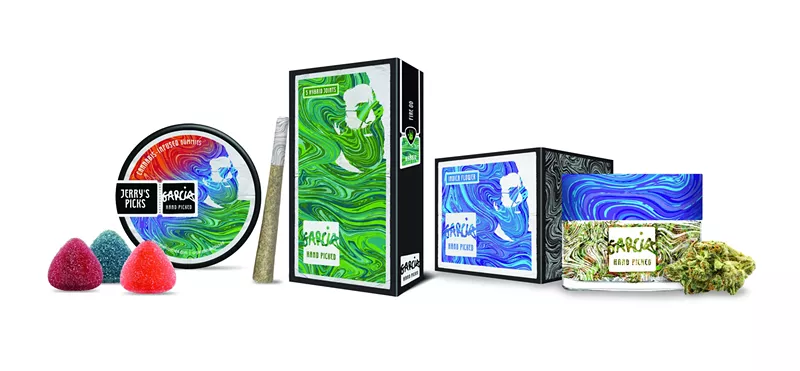 Garcia Hand Picked cannabis products inspired by Grateful Dead co-founder Jerry Garcia. - Courtesy photo