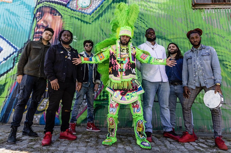 New Orleans funk band the Rumble is slated to perform at Spark in the Park, a cannabis-friendly music fest. - Tiffany Anderson
