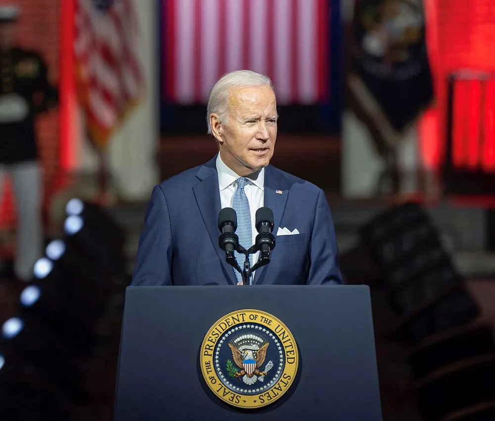 President Joe Biden’s comms team may have leaned in a little too hard to the “Dark Brandon” memes, but what he said was important. - Public domain