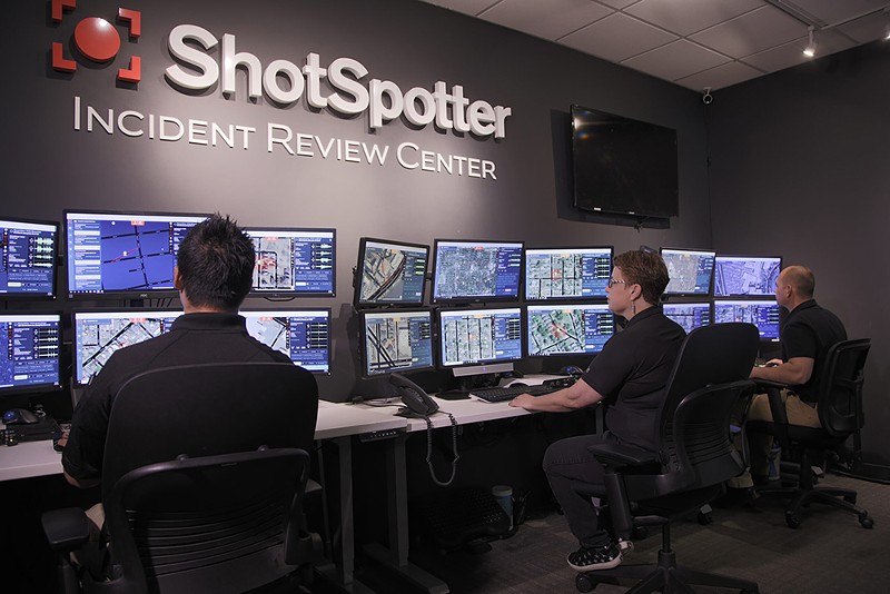 As the only provider of metropolitan shot detection systems in the United States, ShotSpotter has a virtual monopoly on the market.  - Courtesy photo