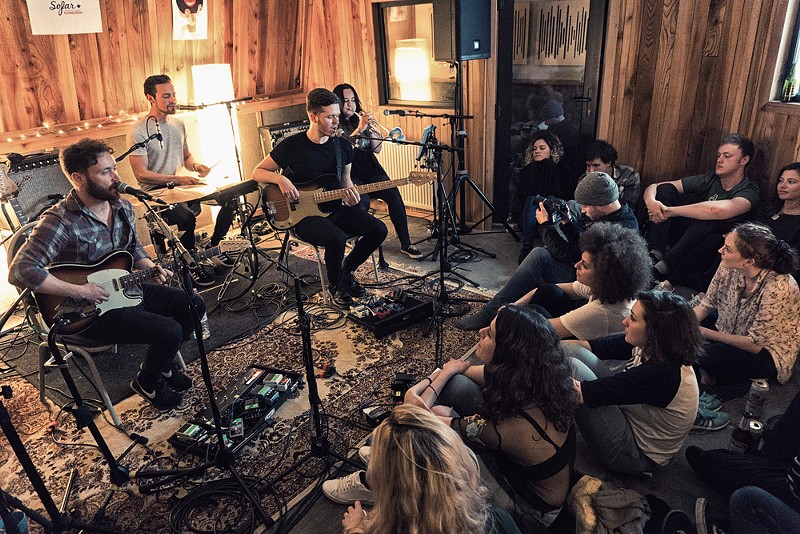 Sofar Sounds gigs take place at intimate venues that aren't disclosed until 36 hours before showtime. - Ludovic Farine/Shutterstock