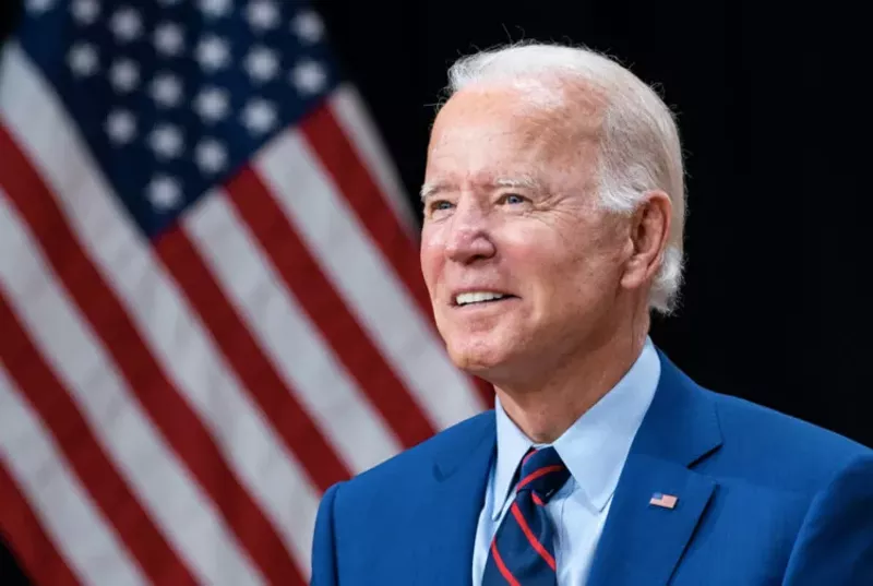 President Joe Biden said in a speech that people who use cannabis shouldn't do time, but "you can't sell it." - Public domain, the White House