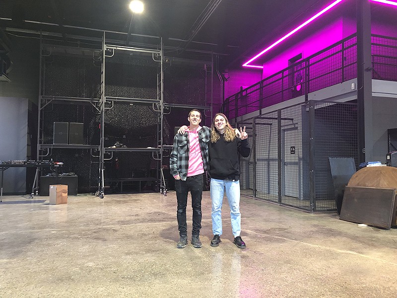 Toby Murray, aka Chester Pink, and Maher Hachem, aka Munch, in their new venue Big Pink. - Lee DeVito