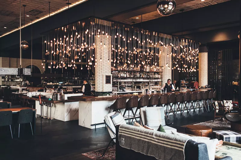 The Apparatus Room in the Detroit Foundation Hotel has a family-style feast with plant-based options. - Courtesy photo