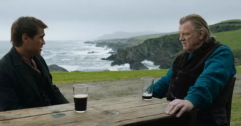 Colin Farrell and Brendan Gleeson in The Banshees of Inisherin. - Jonathan Hession, courtesy of Searchlight Pictures