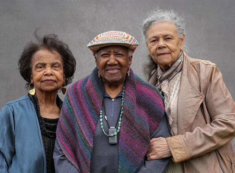 Shirley Woodson, Dr. Cledie Taylor, and Marian Stephens. - Jeff Cancelosi