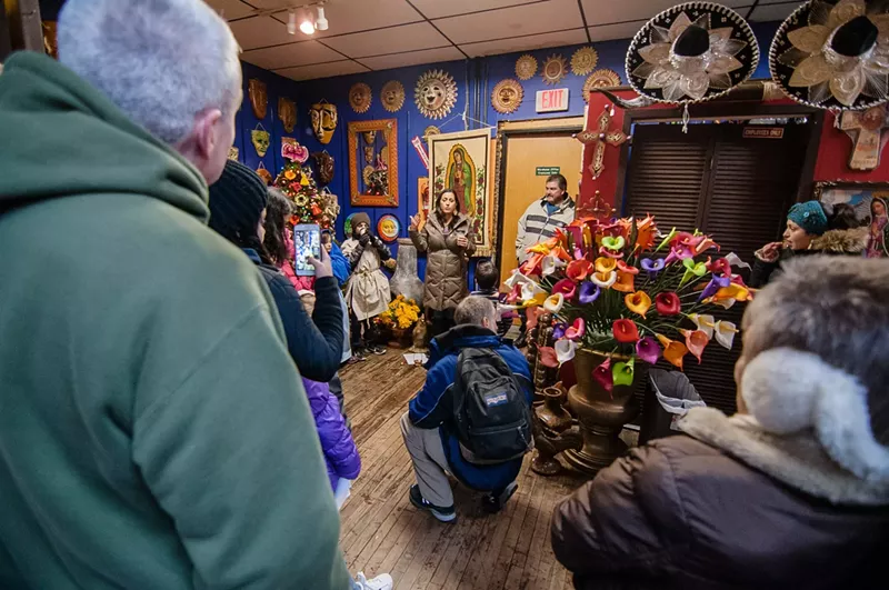 People celebrate Southwest Holiday Fest in Detroit. - SW Holiday Party, Facebook