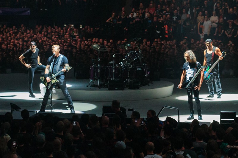 Metallica in 2017. - Kreepin Deth, Wikimedia Creative Commons