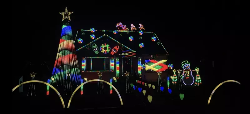 These people take Christmas very seriously. - Courtesy of Kyle Bostick