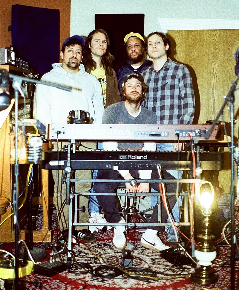 From left: Andrew Benjamin, Kris Herrmann, Danny VanZandt (seated), George Vaughn Martin Jr., and Randy Favot. - Kris Hermann