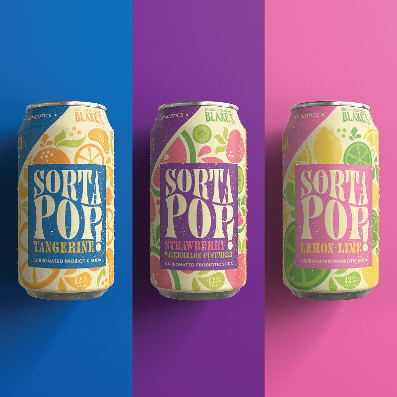 Sorta Pop is low calorie, low sugar, and alcohol free. - Courtesy photo