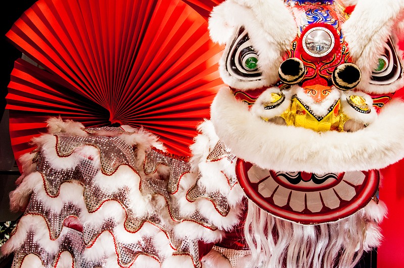 The event will feature live performances including a lion dance. - Shutterstock