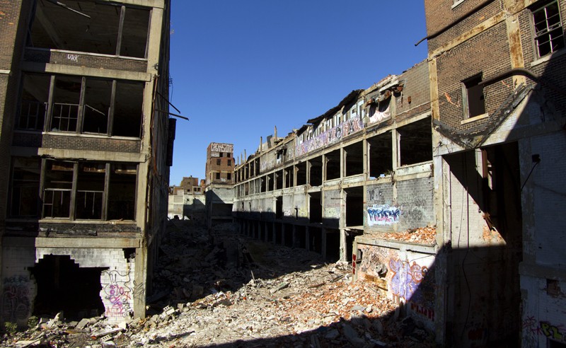 The abandoned Packard Plant in Detroit. - Steve Neavling