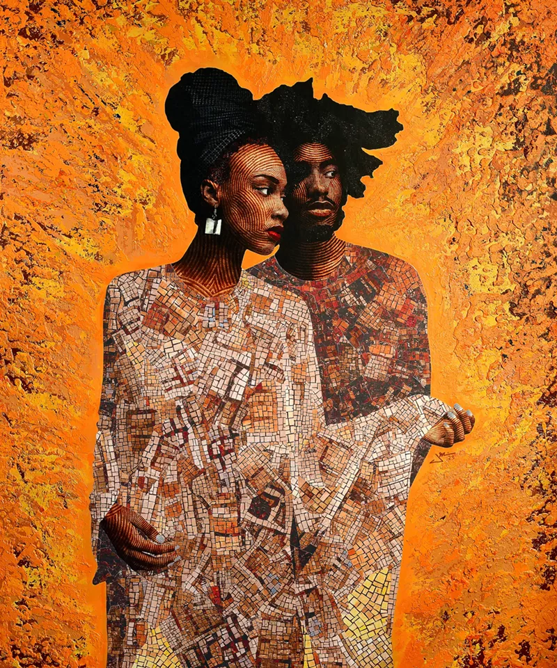 "Becoming One" by James Charles Morris. - Courtesy of the artist