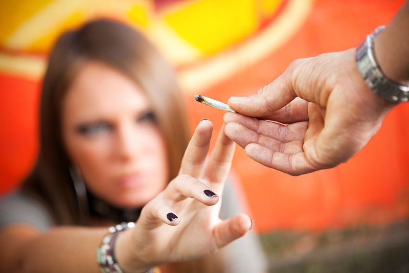 Cannabis use among teenagers hit at least a 10-year low. - Shutterstock