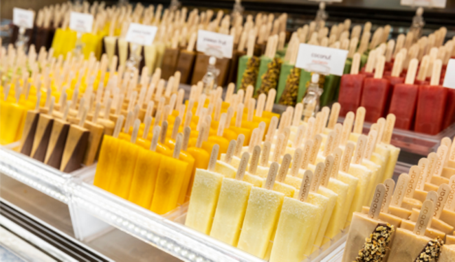 Founded in 2010, Popbar is known for its gelato, sorbet, and frozen yogurt on a stick. - Courtesy photo